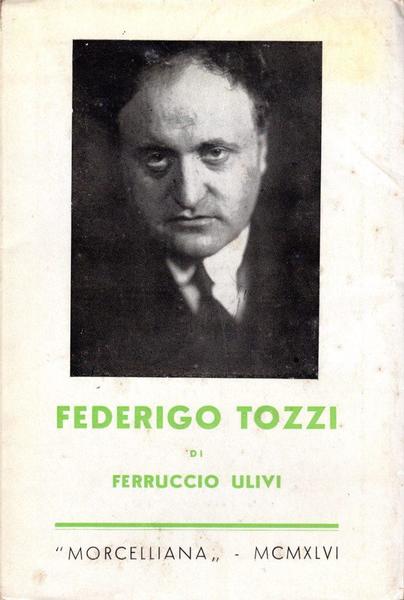 Federigo Tozzi (dedica dell'autore a Enrico Vallecchi)