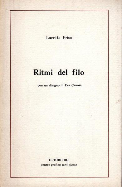 Ritmi del filo (dedica dell'autrice)