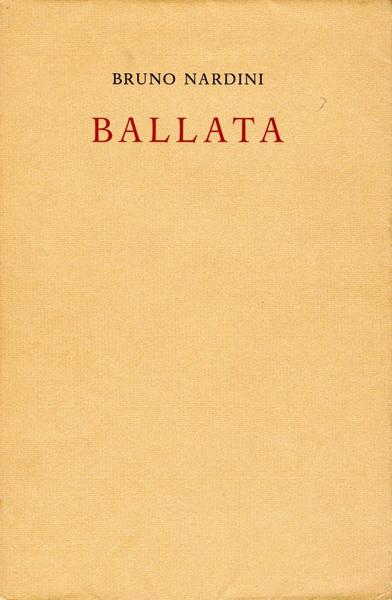 Ballata (dedica dell'autore)