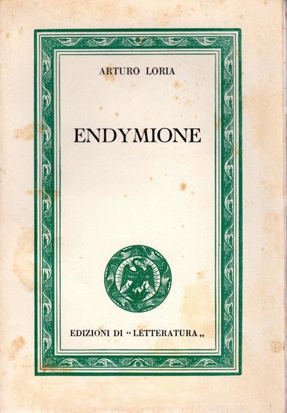 Endymione (dedica dell'autore a Enrico Vallecchi)