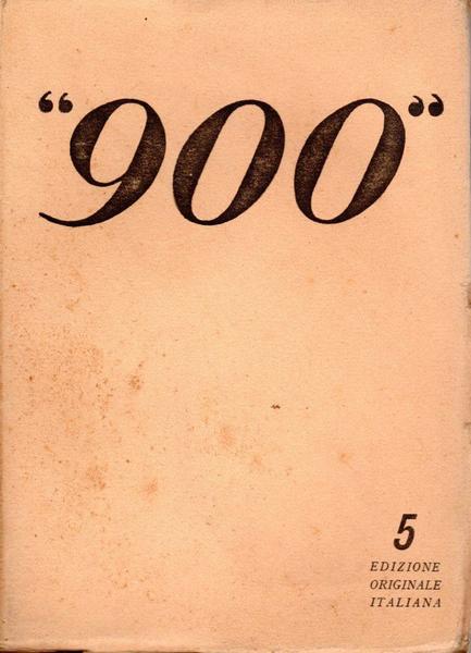 900. 5 - autunno 1927