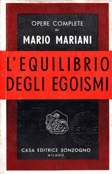 L'equilibrio degli egoismi