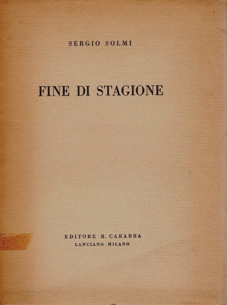 Fine di stagione