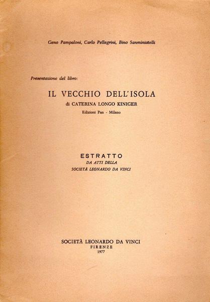 Il vecchio dell'isola (presentazione del libro)