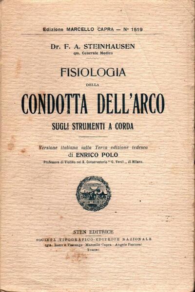 Fisiologia della condotta dell'arco sugli strumenti da corda