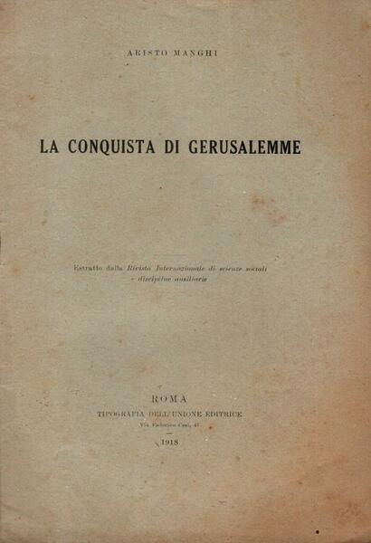 La conquista di Gerusalemme
