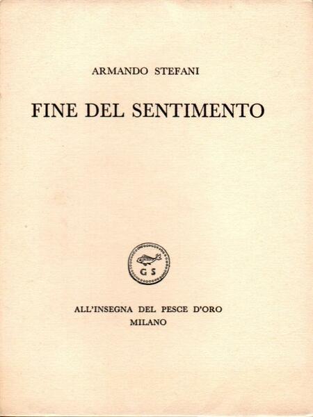 Fine del sentimento