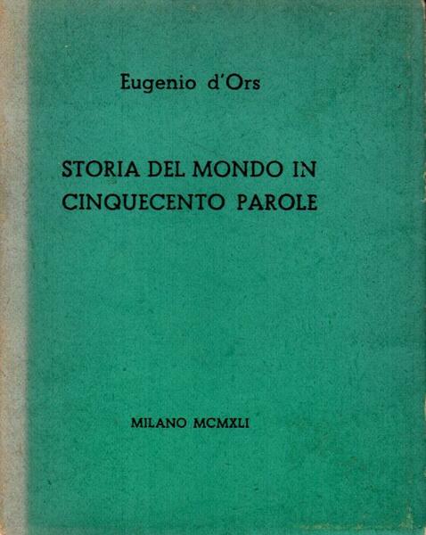 Storia del mondo in cinquecento parole