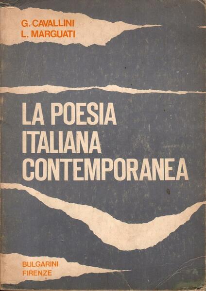 La poesia italiana contemporanea