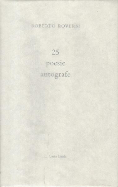 25 poesie autografe (firma autore)