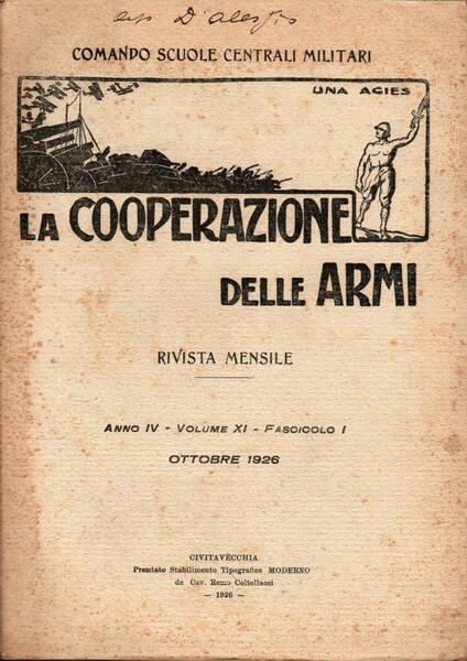 La cooperazione delle armi. Anno IV - Volume XI - …