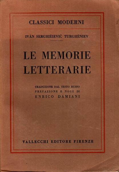 Le memorie letterarie