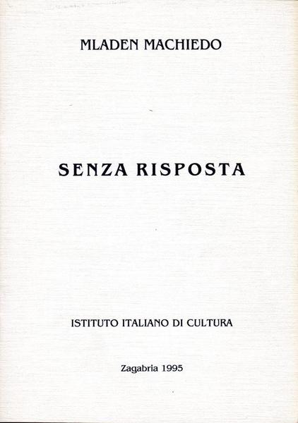 Senza risposta (dedica dell'autore)