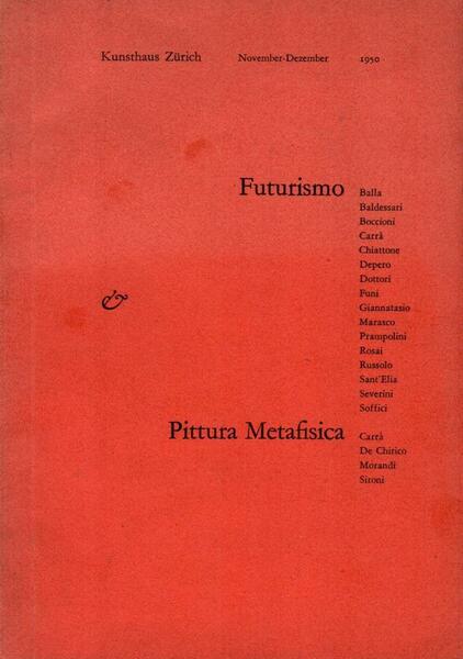 Futurismo e Pittura Metafisica