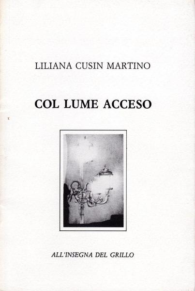 Col lume acceso (dedica dell'autrice)