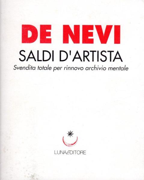 Saldi d'artista (dedica dell'autore)