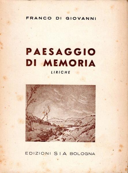 Paesaggio di Memoria (dedica dell'autore)