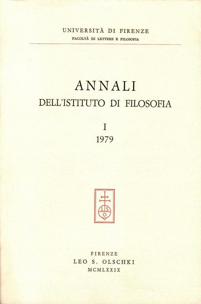 Annali dell'istituto di filosofia