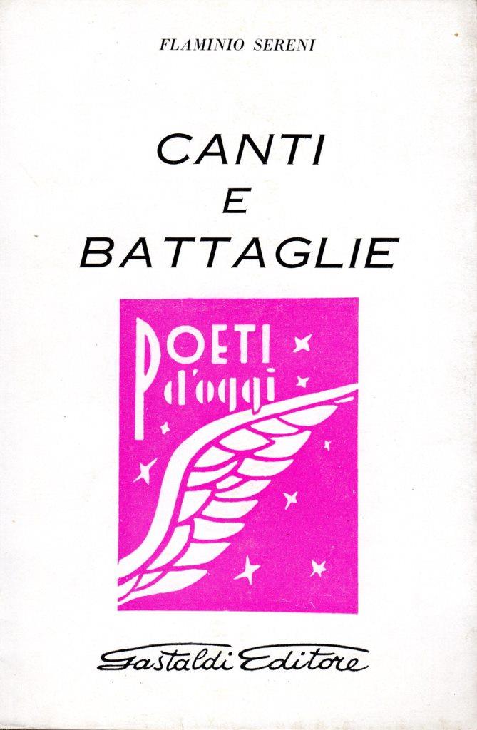 Canti e battaglie (dedica dell'autore)