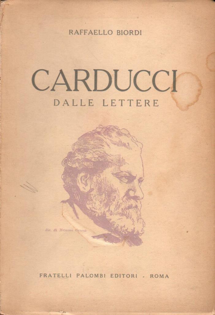 Carducci dalle lettere (dedica dell'autore)