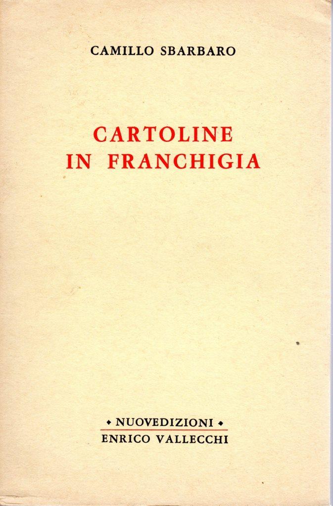 Cartoline in franchigia (dedica di Vallecchi a Italo Cremona)