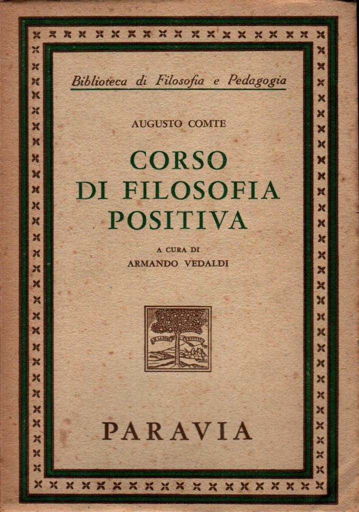 Corso di filosofia positiva