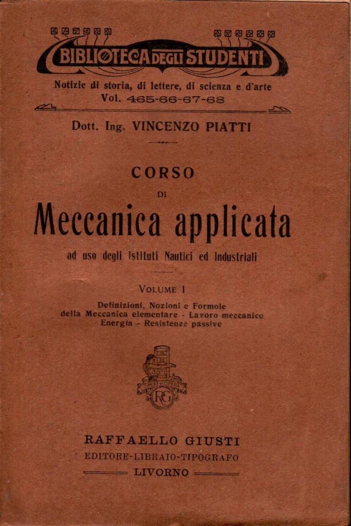 Corso di Meccanica applicata