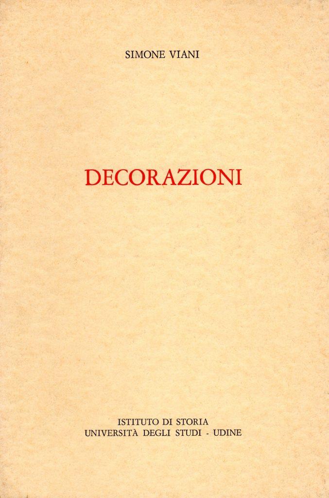 Decorazioni (dedica dell'autore a Enrico Vallecchi)