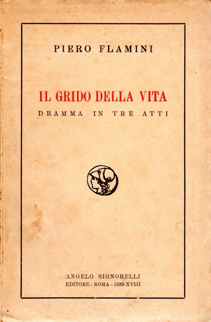 Il grido della vita (dedica dell'autore)