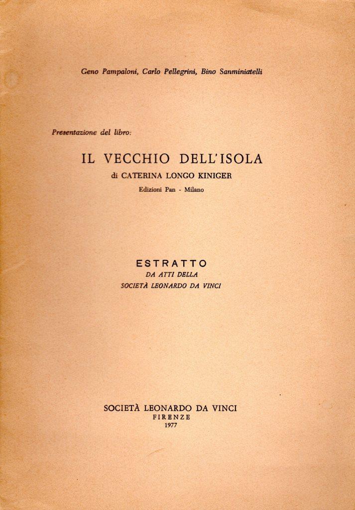 Il vecchio dell'isola (presentazione del libro)