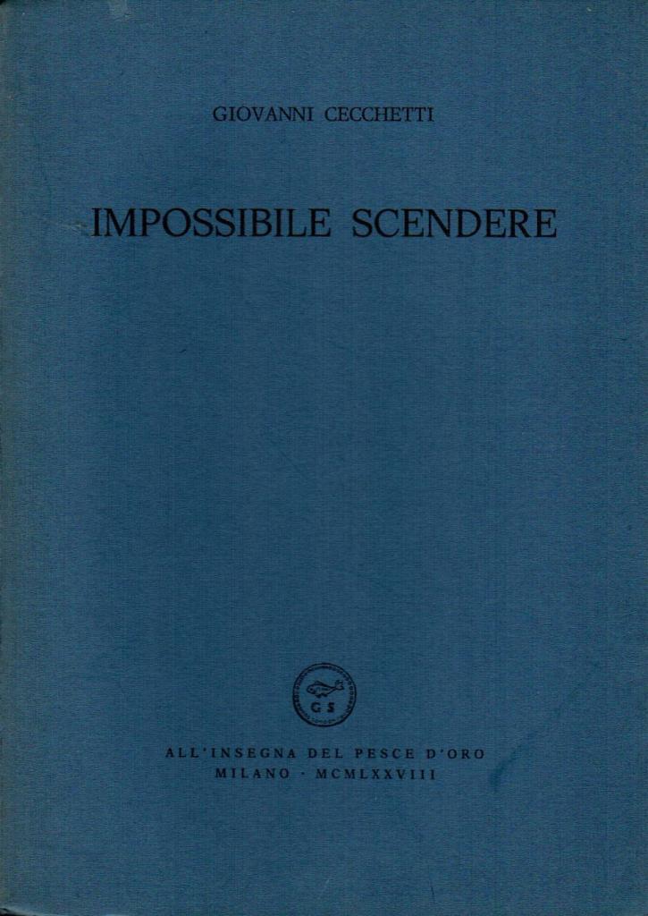 Impossibile scendere