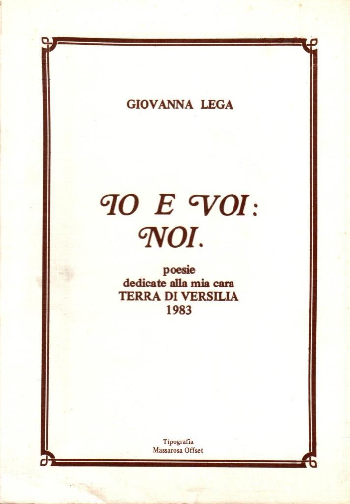 Io e voi: noi (dedica)