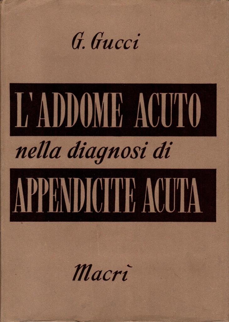 L'addome acuto nella diagnosi di appendicite acuta