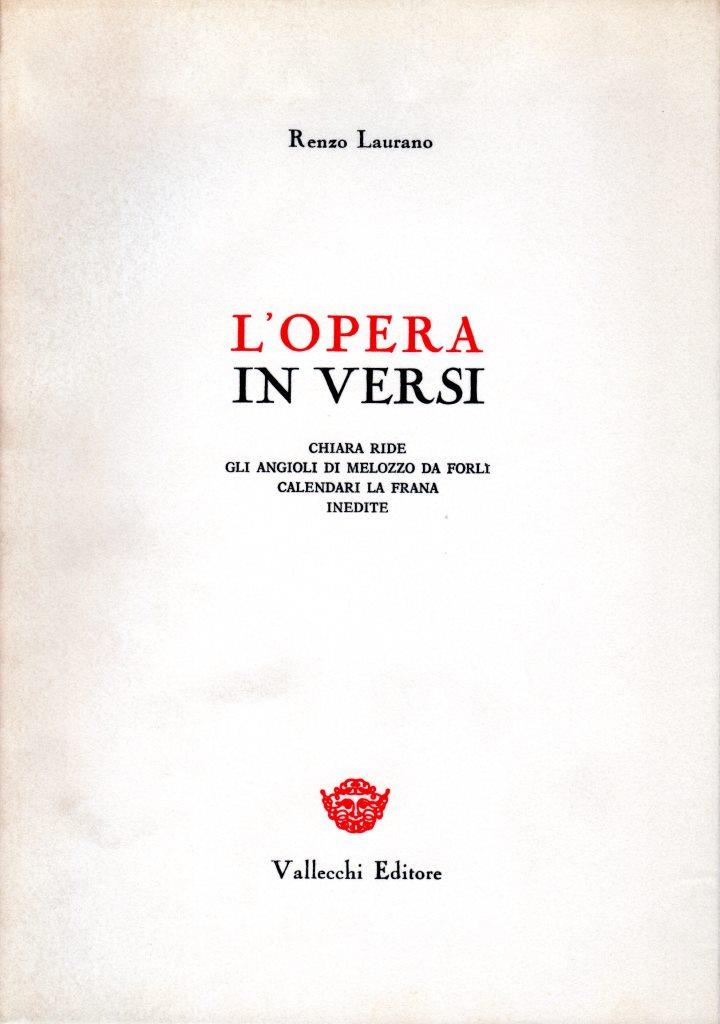 L'opera in versi