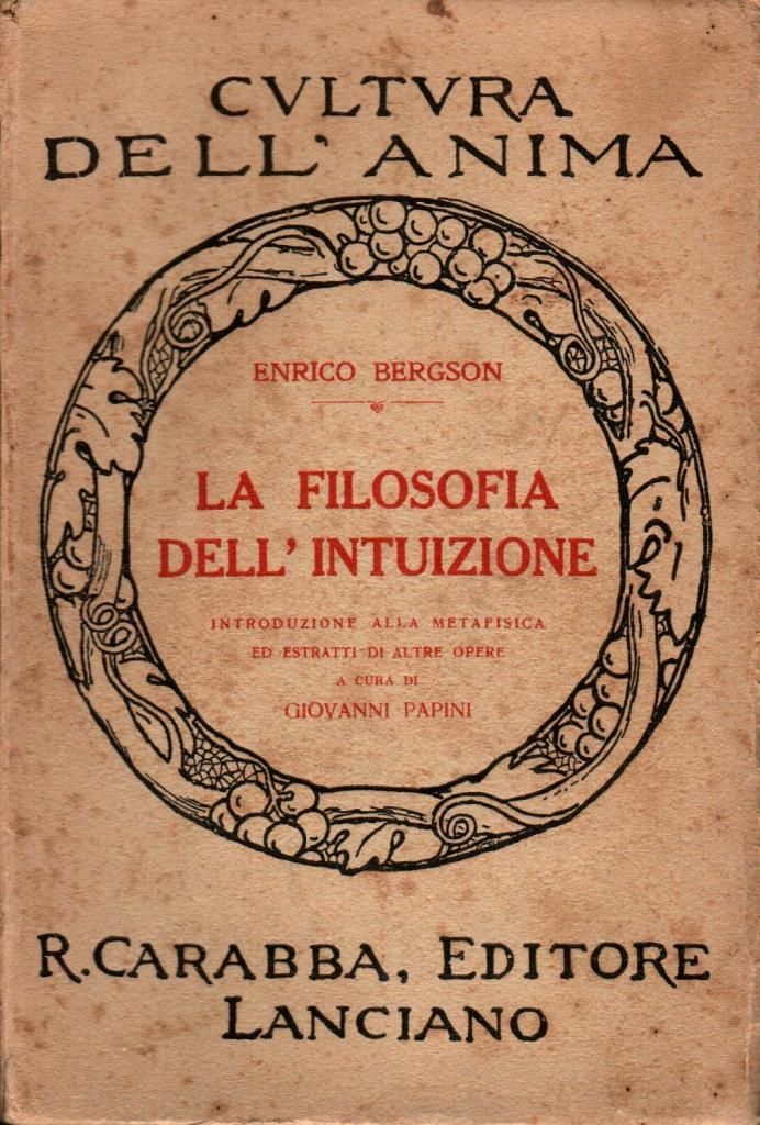 La filosofia dell'intuizione