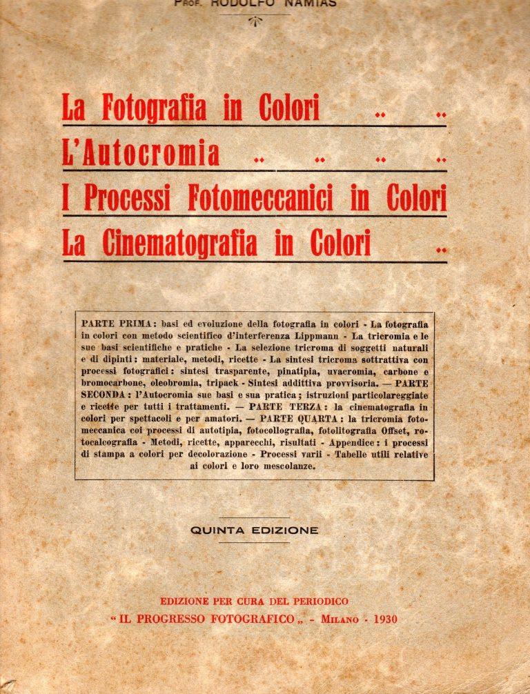 La fotografia in colori - L'autocromia - I processi fotomeccanici …
