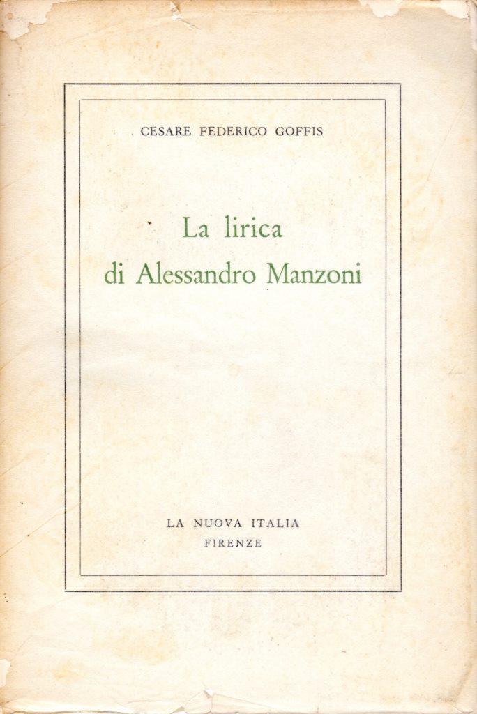 La lirica di Alessandro Manzoni