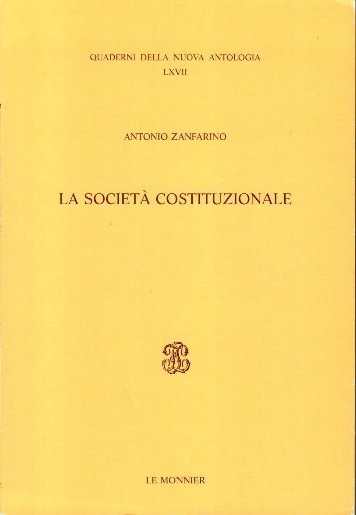 La società costituzionale