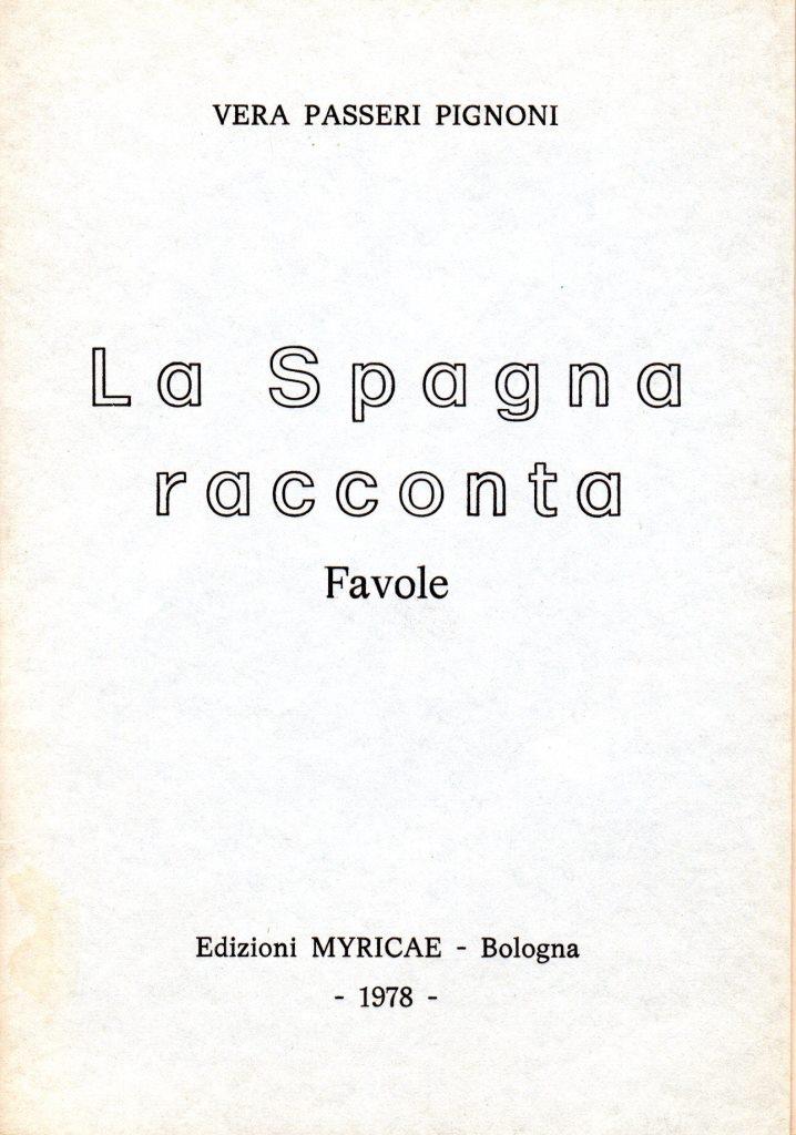 La Spagna racconta (dedica dell'autrice)