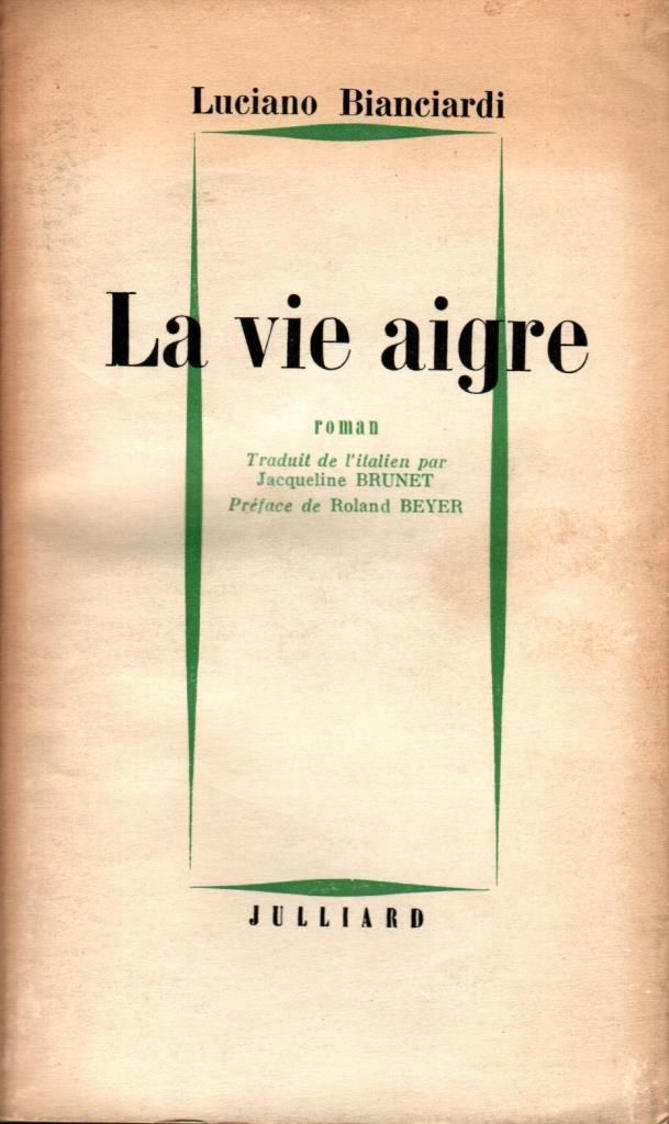 La vie aigre (dedica traduttrice)