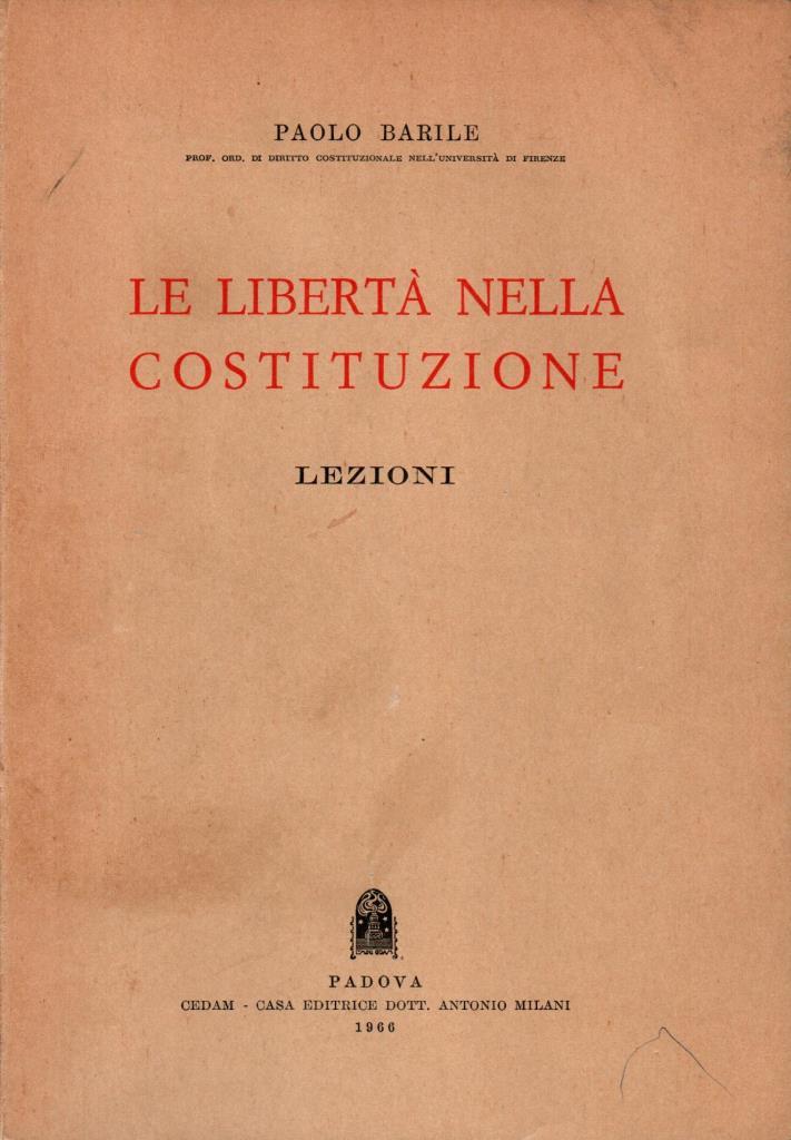 Le libert‡ nella costituzione
