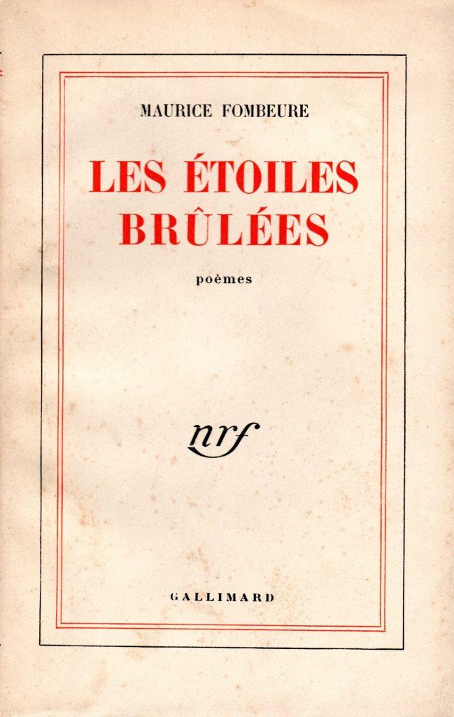 Les etoiles brulees (dedica dell'autore)