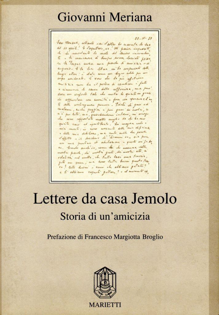 Lettere da casa Jemolo (firma dell'autore)