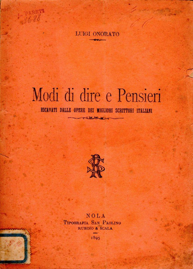 Modi di dire e Pensieri