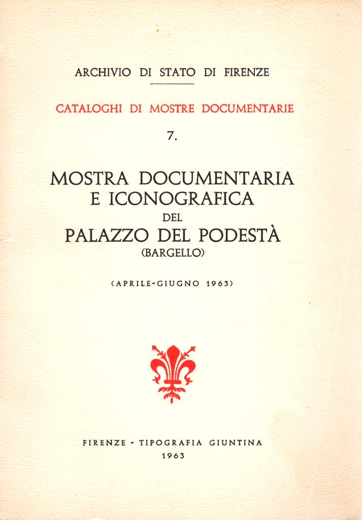 Mostra documentaria e iconografica del Palazzo del Podestà