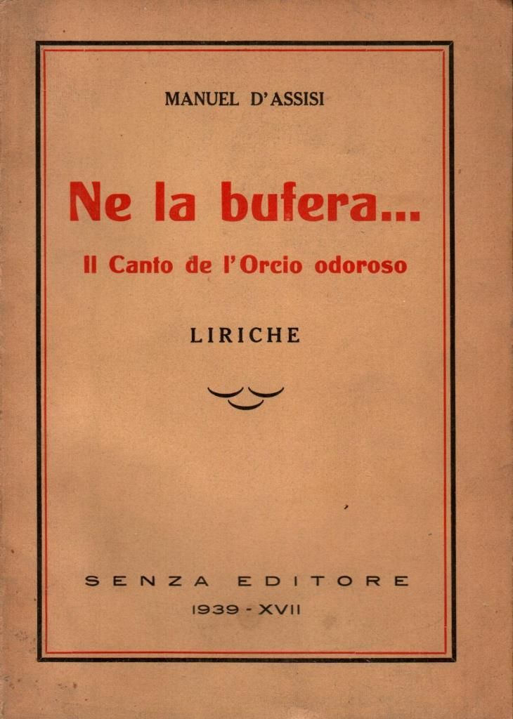 Ne la buferaÖ Il Canto de l'Orcio odoroso (dedica)
