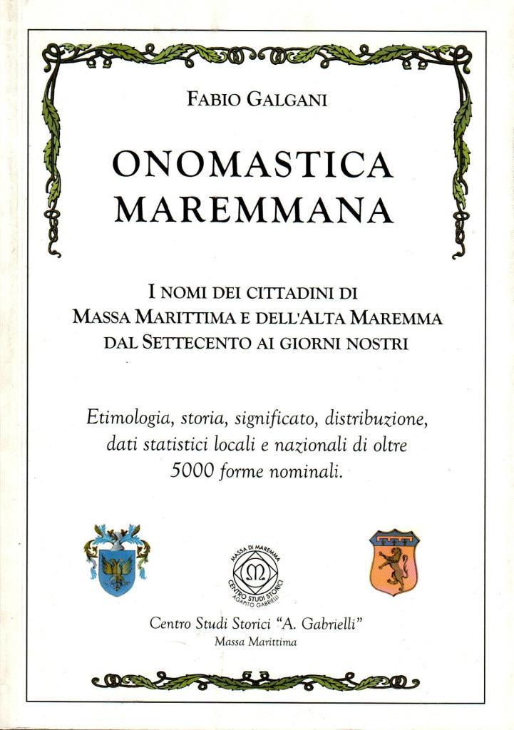 Onomastica maremmana