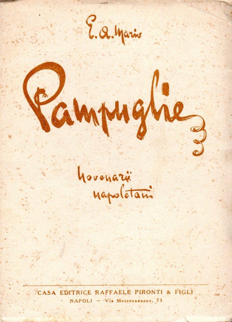 Pampuglie. Novenari napoletani (dedica dell'autore a Enrico Vallecchi)