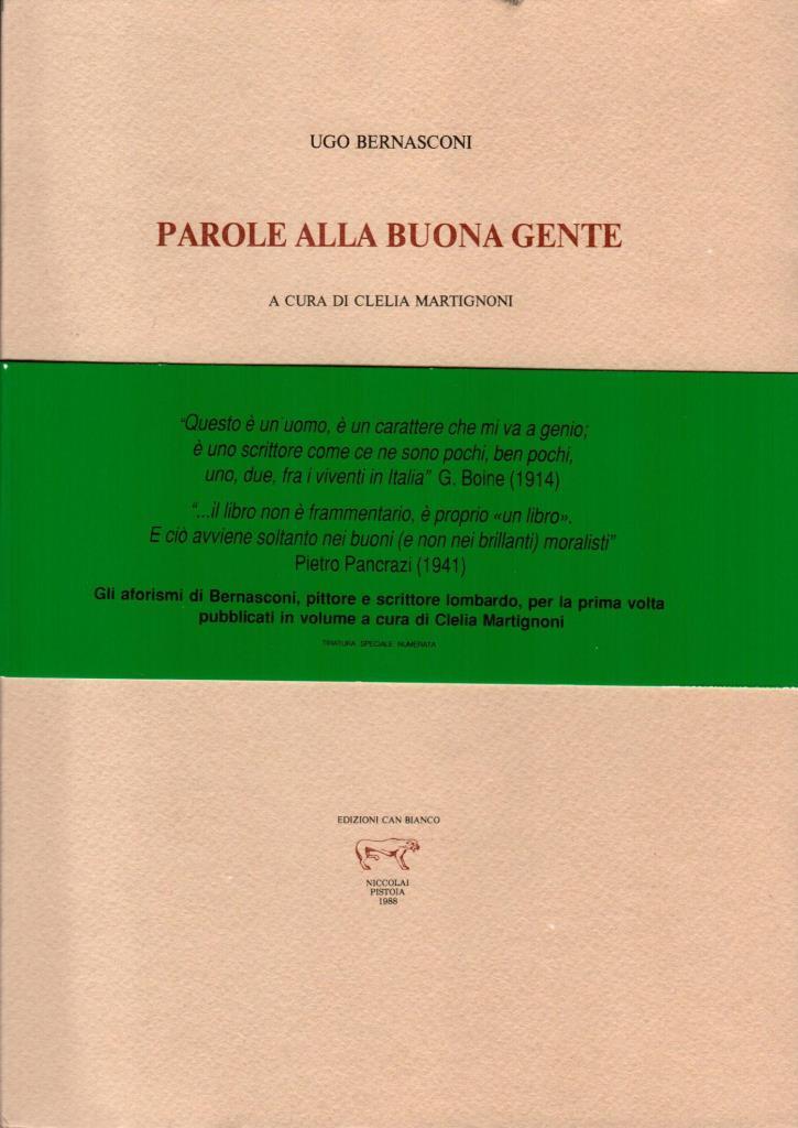 Parole alla buona gente