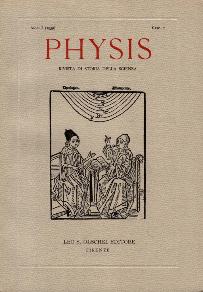 Physis. Rivista di storia della scienza